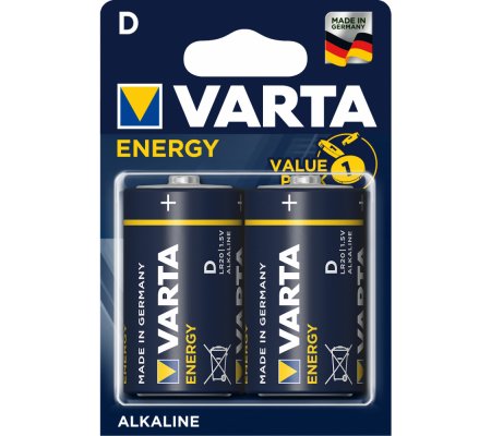 Baterie Varta Energy alkaline D mono velké 2 ks