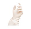 Jednorázové  rukavice latex nepudrované S natural, 100ks