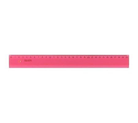 Pravítko 50cm barevné průhledné