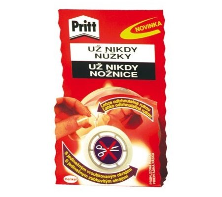 Izolepa 19mmx25m Pritt "Už nikdy nůžky"