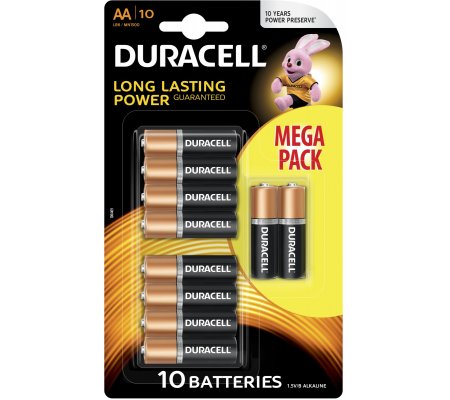 Baterie Duracell  alkaline AA 10ks