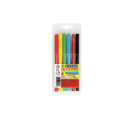 Centropen 7550 Colour World 6ks