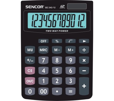 Kalkulátor Sencor 340/12