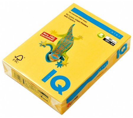 IQ color A4 80g GO22 zlatá, 500ks