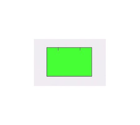 Cenové etikety do kleští 25x16, hranaté fluorescentní