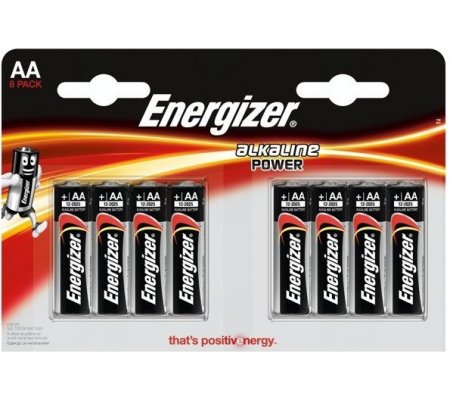 Baterie Energizer alkaline AA 8ks
