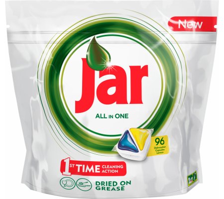 Jar tablety do myčky All in One Lemon - 96ks