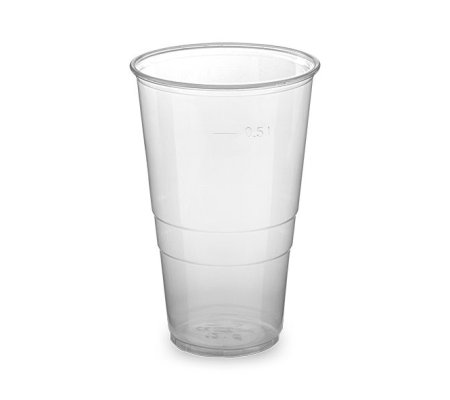 Kelímek PP 0.5L čirý, 50ks