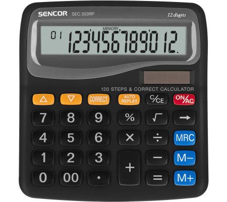 Kalkulátor Sencor 353RP
