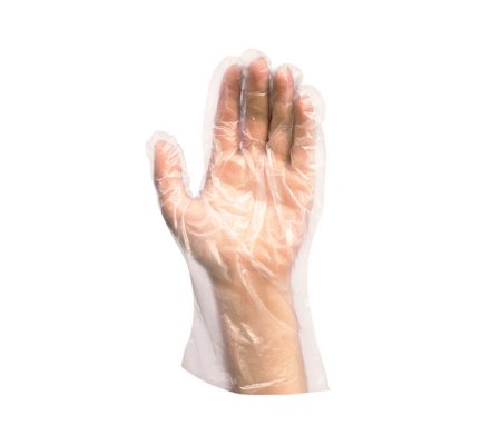 Jednorázové rukavice LDPE velikost L, 100ks
