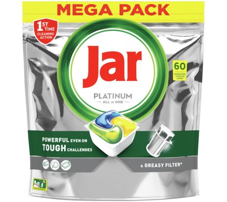 Jar tablety do myčky Platinum All in One - 60ks
