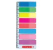 Plastové záložky samolepící 12x45mm, 8x25ks neon