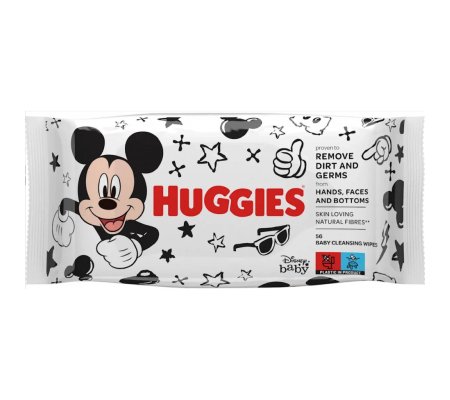 Ubrousky vlhčené Huggies 56ks