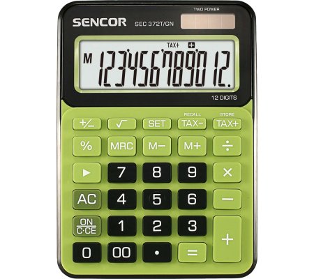 Kalkulátor Sencor 372T/GN zelený