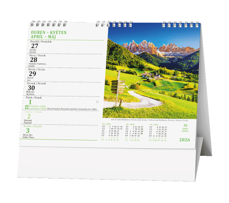 Kalendář Toulky přírodou