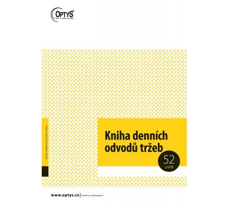 Kniha denních odvodů tržeb A4