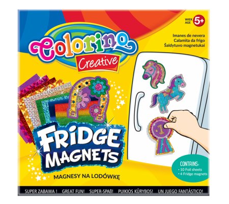 Sada magnetů Colorino s barevnými foliemi - Udělej si sám