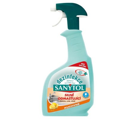 Sanytol dezinfekční odmašťující čistič do kuchyně ve spreji 500ml