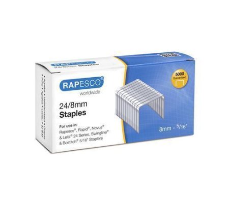 Drátky do sešívačky 24/8 Rapesco - 5000ks