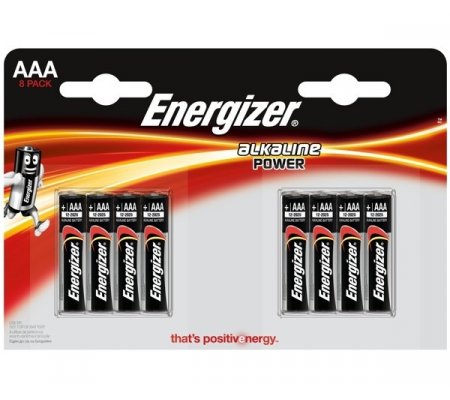 Baterie Energizer alkaline AAA 8ks