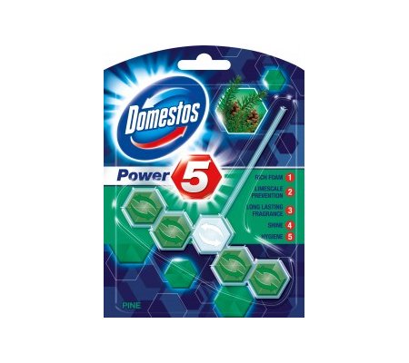 Domestos Power 5 WC blok - 55g