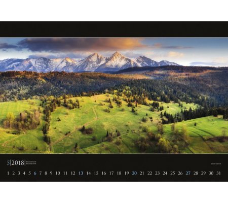 Kalendář nástěnný Tatry - panorama