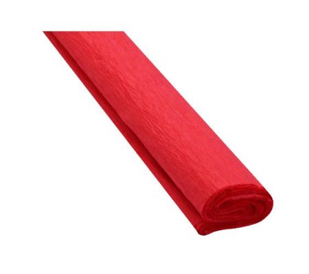 Krepový papír červený 50x200cm
