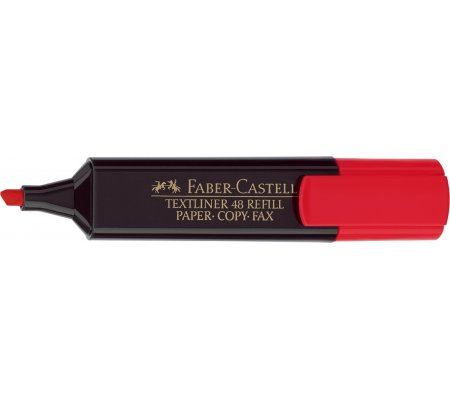 Zvýrazňovač Faber-Castell 1548 červený