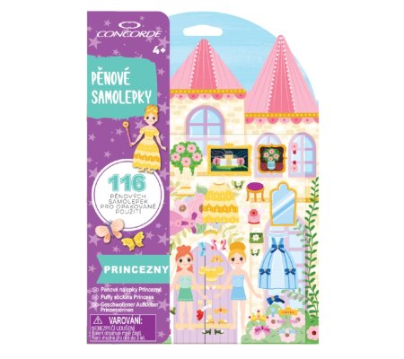 Samolepky pěnové Princezny