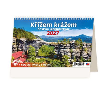 Kalendář Křížem krážem Českou republikou