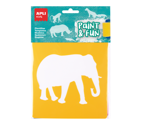 Šablony džungle PP, 6ks