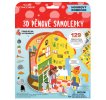Samolepky pěnové Houbový domeček