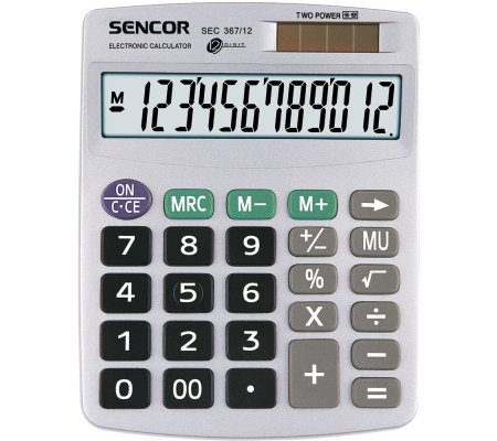 Kalkulátor Sencor 367/12