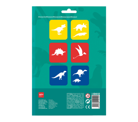 Šablony dinosauři PP, 6ks