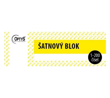 Šatnový blok, 200 listů