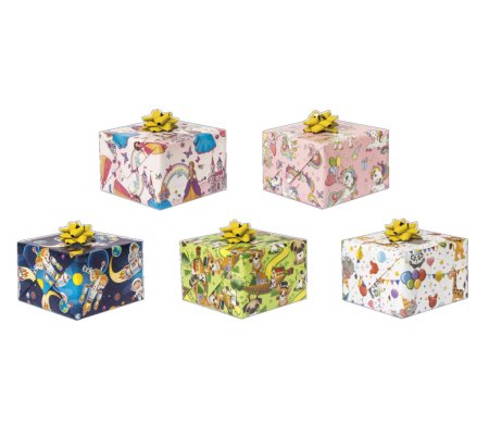 Balící papír dětský 70x200cm v roli