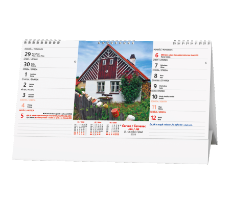 Kalendář Chalupy - 14denní