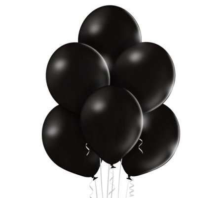 Balónky nafukovací černé "M", 10ks