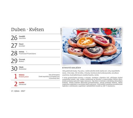 Kalendář Česká kuchyně