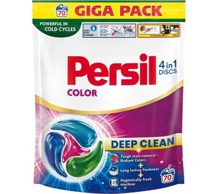 Persil kapsle 4v1 Discs Color, 70dávek