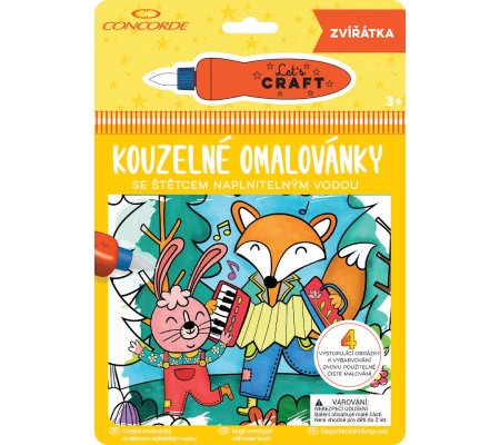 Omalovánky kouzelné Zvířátka