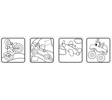 Omalovánky kouzelné Auto-moto