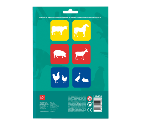 Šablony farma PP, 6ks