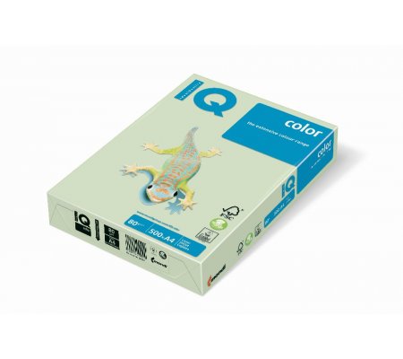 IQ color A4 80g GN27 světle zelená,  100ks