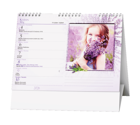 Kalendář Levandule