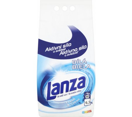 Lanza Fresh & Clean Bílá, 90 dávek, 6,3kg