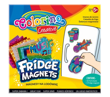 Sada magnetů Colorino s barevnými foliemi - Udělej si sám