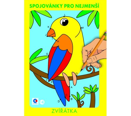 Omalovánky A4 zvířata - spojovánky pro nejmenší