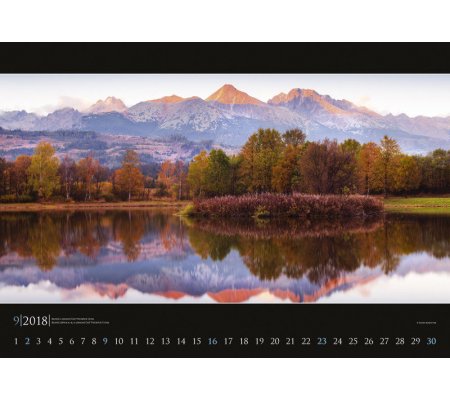 Kalendář nástěnný Tatry - panorama