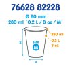 Kelímek papírový 280ml, Ø80mm, 50ks